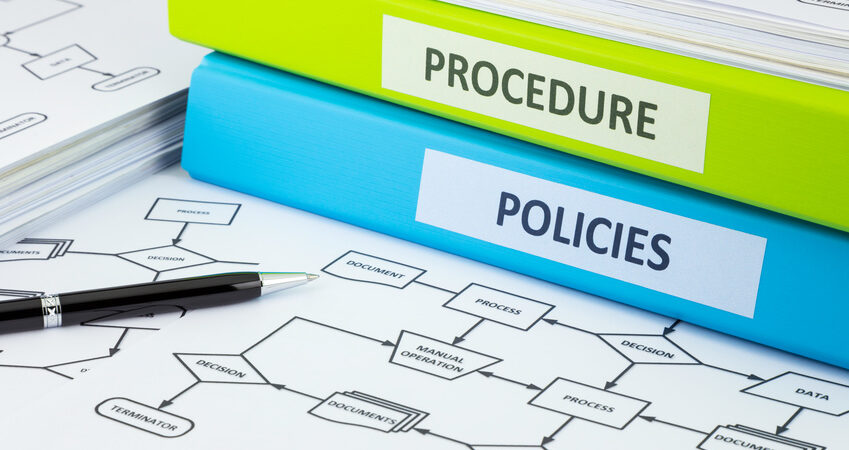Policies and procedure documents for business