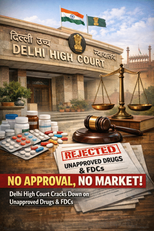 DCGI approval for Fixed Dose Combinations (FDCs).